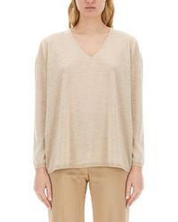 Max Mara - Oversized Jersey T-Shirt - Lyst