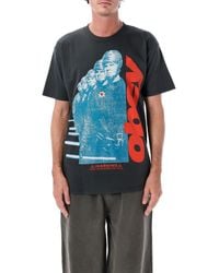 Obey - Graphic Cotton Crewneck T-Shirt - Lyst