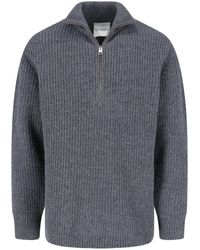 Closed - Classic Sweater With Round Neckline - Lyst