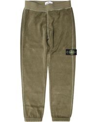 Stone Island - Mini Joggers With Logo Badge For Kids - Lyst