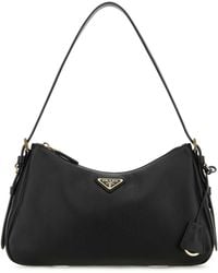 Prada - Leather Medium Aimee Shoulder Bag - Lyst
