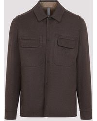 Sease - Wool-Blend Shirt Jacket - Lyst