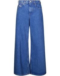 Marni - Organic-Cotton Wide-Leg Jeans - Lyst