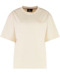 Moncler - Cotton Crew-Neck T-Shirt T-Shirts & Jerseys - Lyst