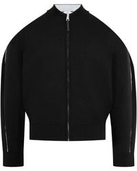 Givenchy - Couture Seam Zipped Cardigan - Lyst