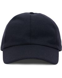 Slowear - Minimalist Wool Baseball Cap With Curved Visor - Lyst