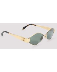 Celine - Triomphe Metal Sunglasses - Lyst