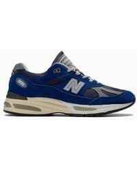 New Balance - 991 Suede & Mesh Sneaker - Lyst