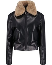 Phoebe Philo - Lamb Leather Moto Jacket - Lyst