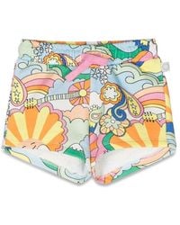 Stella McCartney - Patterned Print Shorts - Lyst