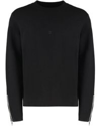 Givenchy - Crew-Neck Wool Sweater Sweatshirts - Lyst