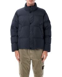 Stone Island - Crinkle Nylon Down Puffer Jacket - Lyst