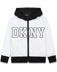 DKNY - Hooded Jacket - Lyst