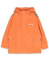 Burberry - Kids Wilder Vintage-Check Hooded Jacket - Lyst