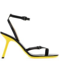 Loewe - Leather Petal Sandals - Lyst