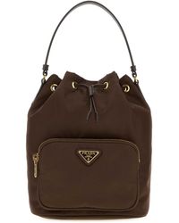 Prada - Re-Nylon Duet Bucket Bag - Lyst
