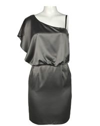Jessica Simpson Js1r3164 One Shoulder Flutter Sleeve Cocktail Dress - Gray