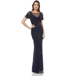 Synthetic Soutache Mesh Sheath Dress 