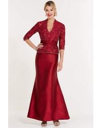 Alyce Paris 29143 Long Dress In Wine - Red