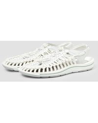 Keen Uneek Leather Sandals White