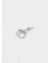 Maria Black Noon Mini Earring Silver - Multicolour