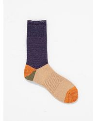 Mauna Kea Heel Switching Wool Pile Socks Purple