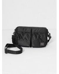Porter-Yoshida and Co Tanker Clip Shoulder Bag Black