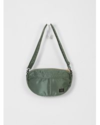 Porter Tanker Shoulder Bag Half Moon Sage Green