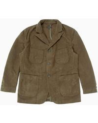 Engineered Garments Nb Cotton Moleskin Jacket Olive - Brown