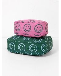 BAGGU Packing Cube Set Happy Mix Green & Pink