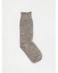 RoToTo Double Face Merino Wool Organic Socks Light Grey