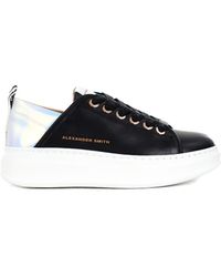 Alexander Smith Sneakers With Logo - Color: Blac - Black