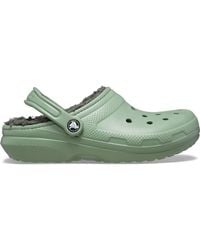 Crocs™ - Classic Lined Clog; Moss/Multi - Lyst