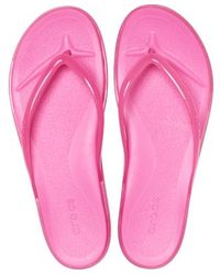 Crocs™ - Miami Round Toe Jelly Flip - Lyst