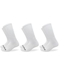 Crocs™ - Texture Logo Crew Socks 3Pk - Lyst