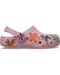 Crocs™ - Classic Summer Beaded Clog; Mauve - Lyst