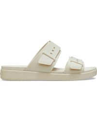 Crocs™ - Brooklyn Buckle Low Low Sandales Femmes Sandstone - Lyst