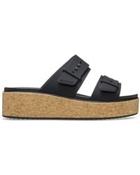 Crocs™ - Brooklyn Cork Buckle Sandales Femmes - Lyst