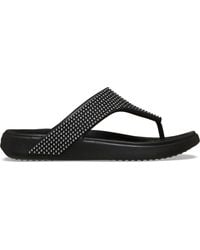 Crocs™ - Getaway Triangle Flip Flops - Lyst