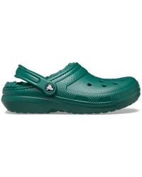 Crocs™ - Classic Lined Sabots Emerald - Lyst