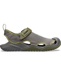 crocs men's swiftwater mesh deck sandal sport