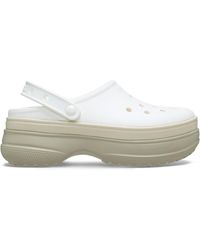 Crocs™ - Classic Stacked Clog; Chalk - Lyst