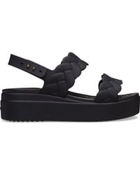 Crocs™ - Brooklyn Woven Low Wedge - Lyst