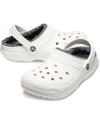 yellow fuzz lined crocs