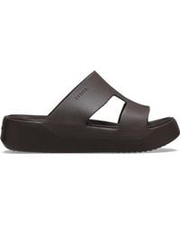 Crocs™ - Getaway Platform H-strap Slide Sandal - Lyst