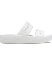 Crocs™ - Baya Platform Sandals White Size 5 Uk - Lyst