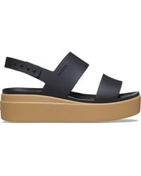 Crocs™ - Brooklyn Low Wedge Sandal - Lyst