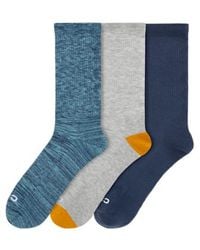 Crocs™ - Socks Crew Texture Logo 3-Pack - Lyst