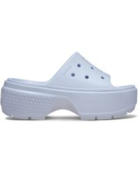 Crocs™ - | unisex | stomp | badeschlappen | blau | 36 - Lyst