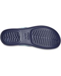 crocs monterey beaded stripe wedge flip